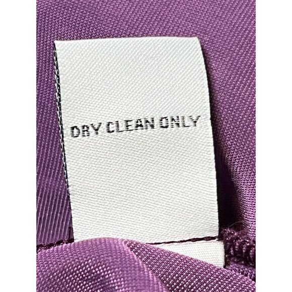 Habitat purple velvet ¾ sleeve button front shirt size L - Picture 13 of 13